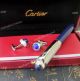 AAA Replica Cartier Roadster Blue Ballpoint Pen & Cufflinks Set (3)_th.jpg